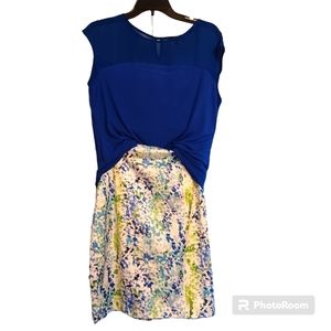 ANN TAYLOR WOMEN'S SKIRT Multi-colored Lined Skirt Size 10 SKIRT ONLY!